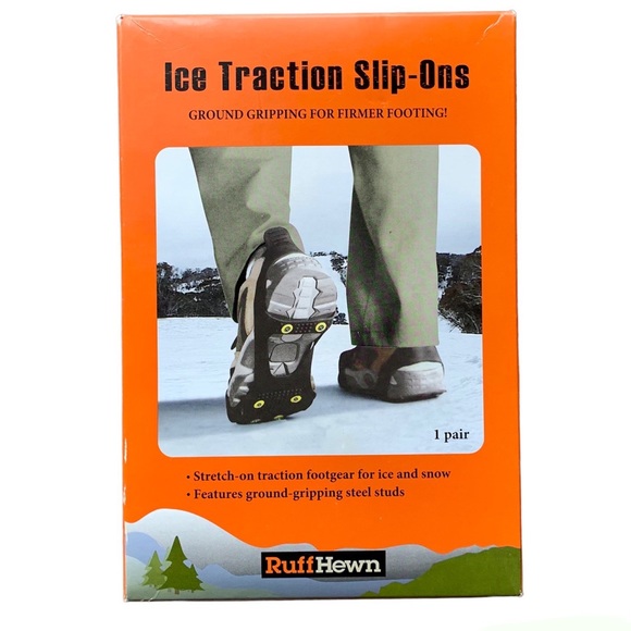 Ruff Hewn XL Ice Traction Slip-Ons New In Box Men’s 11-16 Women’s 12+ - Picture 1 of 4